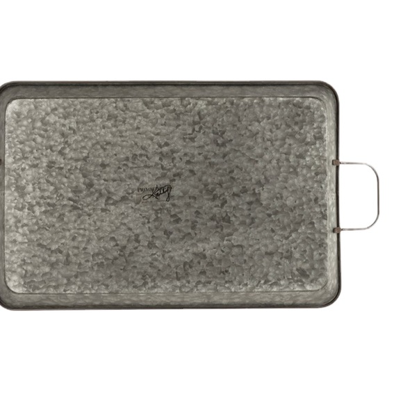 Farmhouse Rustic Truck Lemons Decorative Galvanized Metal Tray Accent Decor NWT - Picture 5 of 6